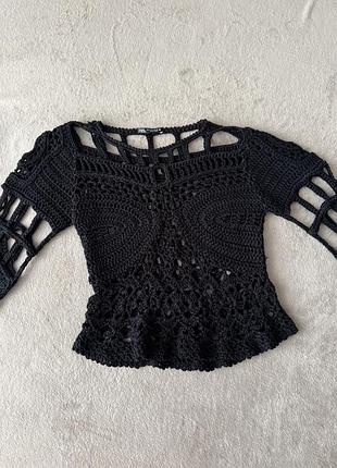 Вʼязана кофта zara