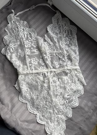 Боді мереживне