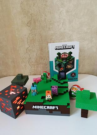 Minecraft kinder joy 💥подставка для фигурок майнкрафт киндер джой органайзер стенд 7
