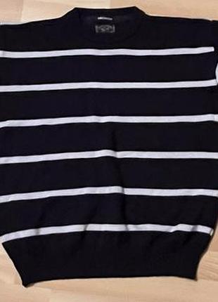 Светр paul&shark ,xl 100% вовна