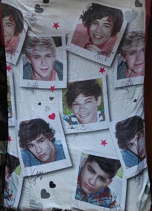 Комплект постільна білизна гурт one direction 1d підковдра пододеяльник наволочка постельное белье гарри стайлз