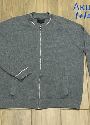 Бомбер-кардиган m&s collection ветровка светр кофта джемпер великого розміру