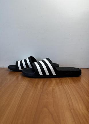 Шлепанцы adidas adilette размер 43 оригинал спортивные тапочки мужские чёрные адидас
