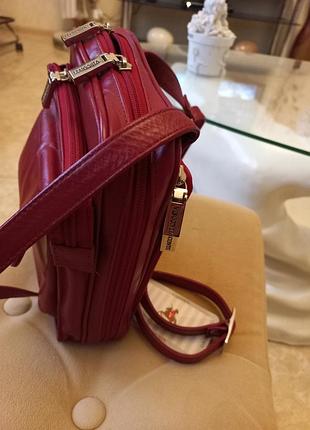 Сумка кросс боди бренда visconti,натуральная кожа