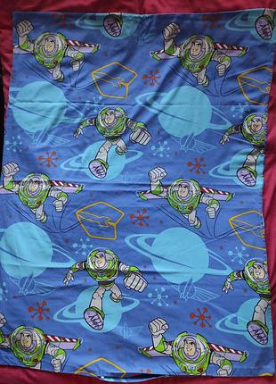 Детский полуодододеяло базаз лайтер buzz lightyear мультфильм истории igрушек пододеяльник toy story