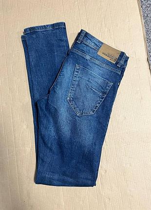 Чоловічі джинси denim makers 72d slim fit | w33 | синій денім