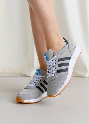 🌺жіночі кросівки adidas originals iniki w gray black