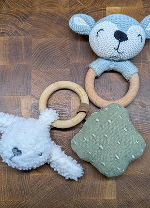 Погремушки набор овечка и олененок