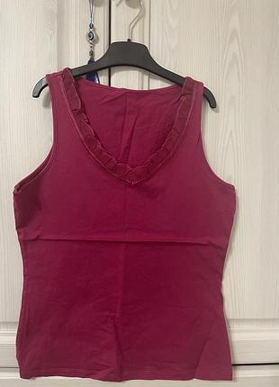 Стильна натуральна бавовняна майка