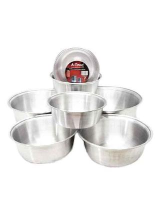 Набір алюмінієвих мисок 7 шт 1483 тм а-плюс