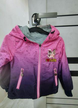 Двухсторонняя куртка для девочки.
