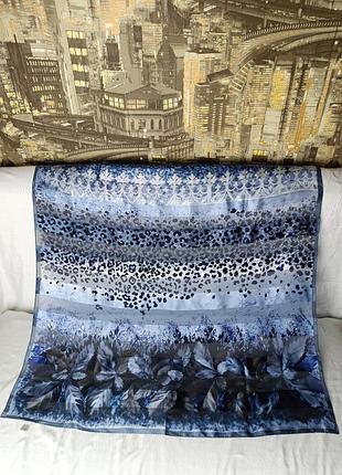 Шовкова вінтажна хустка echo x codello vintage pure silk  scarf/шовковий платок/хустина/шовк/геометричний принт/з шовку/авторська/дизайнерська/