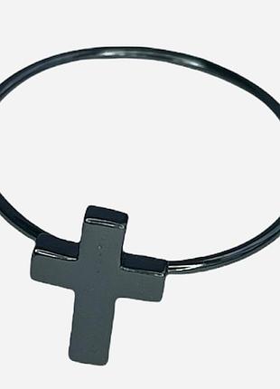 Кольцо moss copenhagen 181205 16,5-17 темно-серое (lv2200004810843)