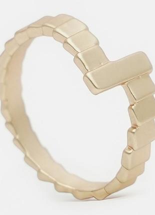 Каблучка moss copenhagen 181172 16,5-17 золотисте (lv2200004810942)