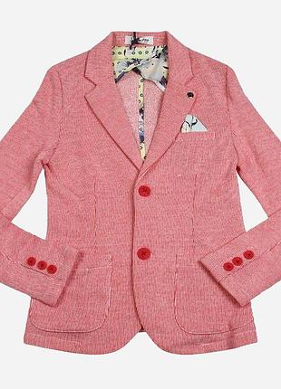 Підлітковий піджак для хлопчика street gang 148483 140 см червоний (2200004074559)