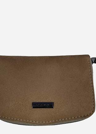 Кошелек женский для карточек brand-x 170961 бежевый (lv2200004577715)