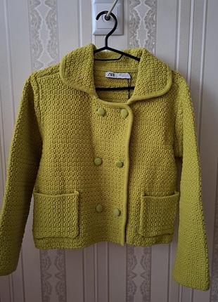 Вязаный кардіган zara