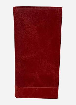 Кошелек женский кожаный для карточек karali 182731 красный (lv2200004842349)