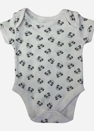 Дитяча боді-футболка для новонароджених хлопчиків brand-x 192696 50-56 см біла (2200005098011)
