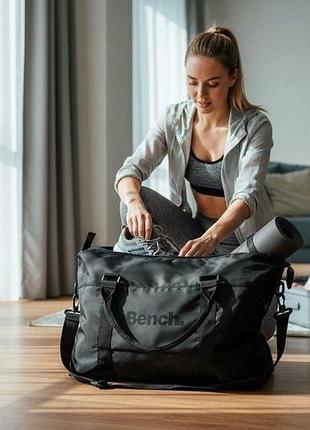 Сумка спортивна bench 194717 чорна (2200005143605)