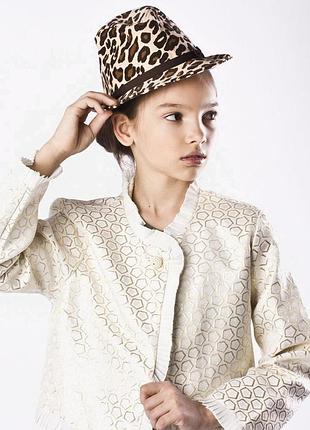 Дитячий жакет для дівчинки to be too 148552 128 см золотистий (2200004076126)