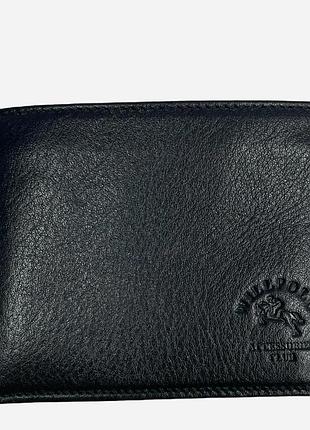 Портмоне мужское кожаное для карточек без бренда 189305 черный (lv2200005011768)