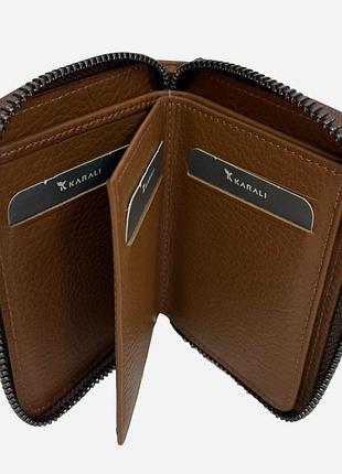 Картхолдер кожаный karali 182715 коричневый (lv2200004842356)