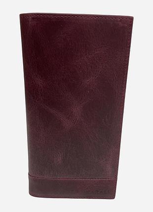 Гаманець жіночий шкіряний для карток karali 182732 бордо (lv2200004842608)
