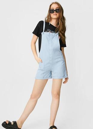 Полукомбинезон женский c&a 185181 38 голубой (2200004892887)