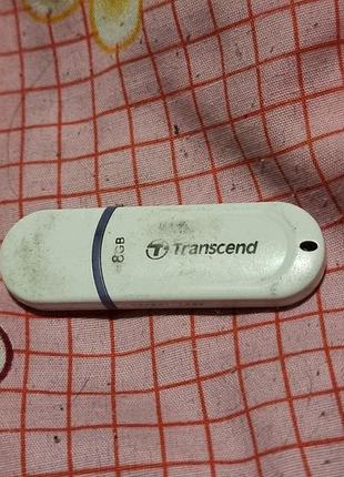 Флешка 8 гб transcend jf330 11.2/15.6 белая трансенд ts8gjf330 330