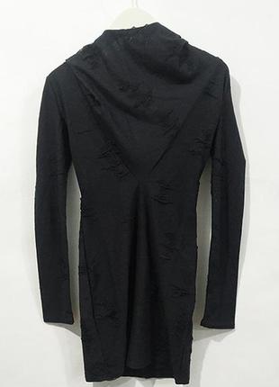 Оригинальное вязаное платье с капюшоном от бренда h&amp;m 0192460001 разм. xs7 фото