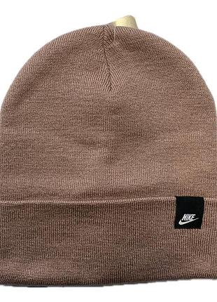 Шапка nike тёмно розовый