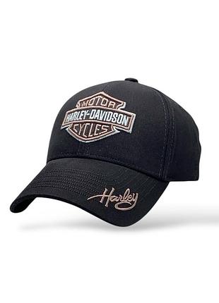 Кепка бейсболка harley davidson (черная)