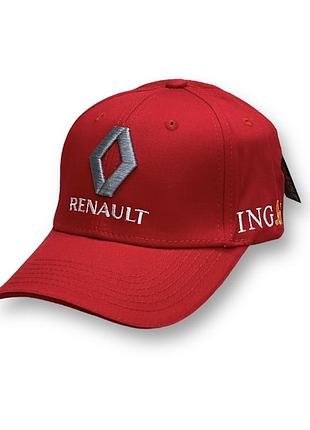 Кепка бейсболка renault (красная)