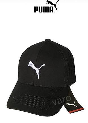 Кепка бейсболка puma (черная с белым)