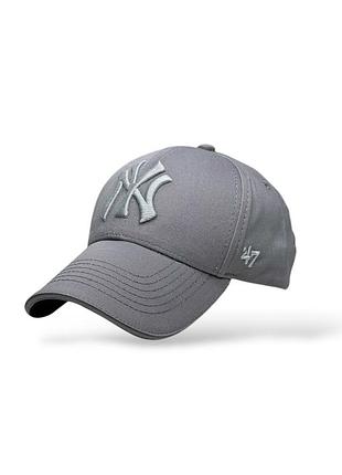 Кепка бейсболка ny new york (сіра)