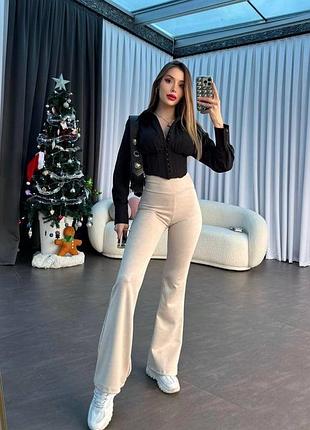 Замшеві брюки