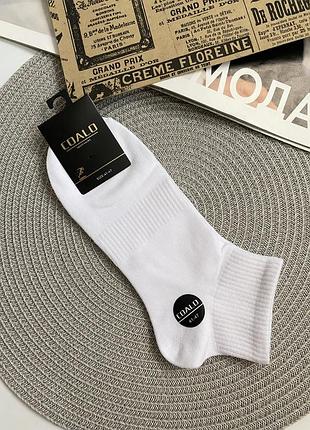 Набір шкарпетки чоловічі короткі білі coalo р 42-45