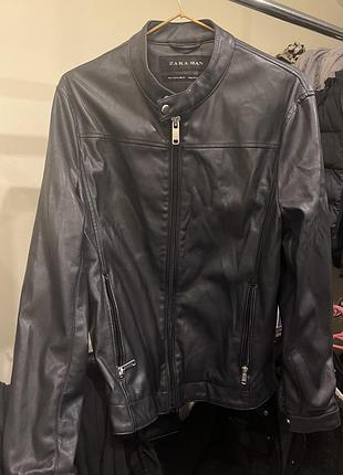 Куртка эко кожа zara