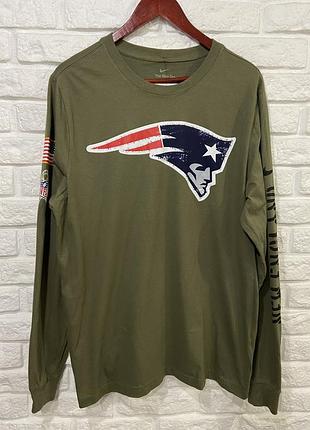 Кофта лонгслив nike nfl new england