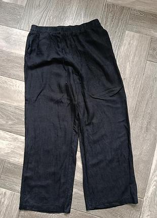 Брюки з льоном