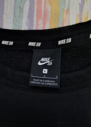 Мужской свитшот/кофта nike sb fleece triple stack crewneck sweatshirt черного цвета 4