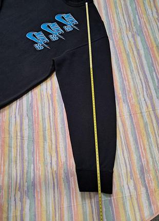 Мужской свитшот/кофта nike sb fleece triple stack crewneck sweatshirt черного цвета 8