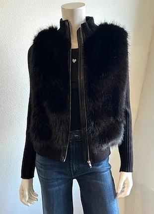 36р. меховая кофта бомбер south