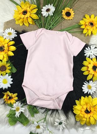 Рожевий бодік на 6-9 міс