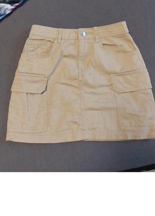 Юбка юбка сoton джинс бренд new look оригинал. новая.
