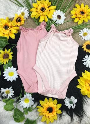 Комплект бодіків на 6-9 міс
