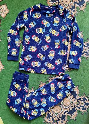 Флисовая пижама для мальчика подростка