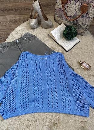 Укорочений вʼязаний светр 2
