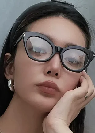 Іміджеві окуляри котяче око жіночі 023